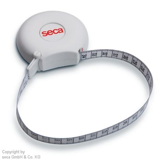 [13085-01] SECA ergonomisches Umfangsmessband 201 weiß