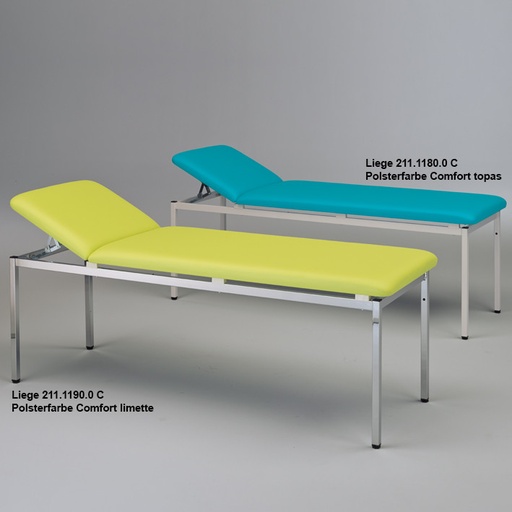 [19757-01] SCHMITZ varimed A Examination couch white upholstery 70mm Classic white