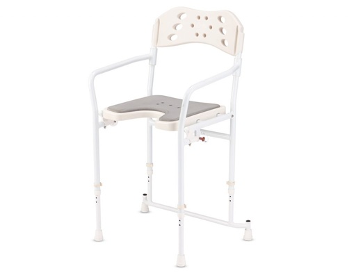 [22156-01] BISCHOFF & BISCHOFF TOBAGO Shower stool with backrest