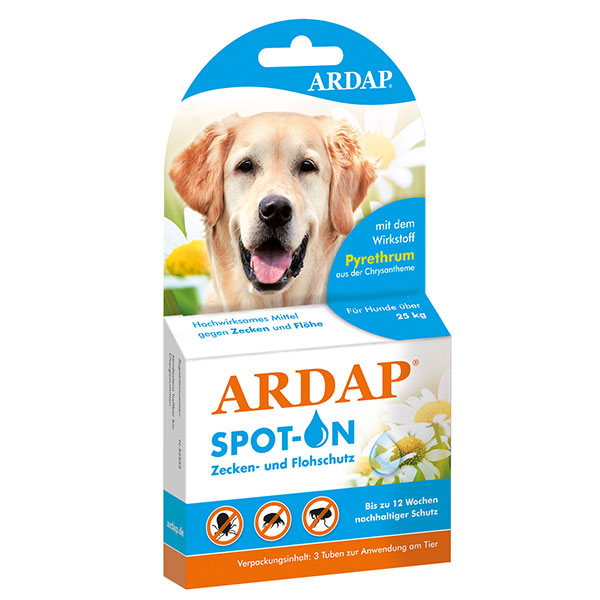 ARDAP Spot-On für Hunde 3 Tuben
