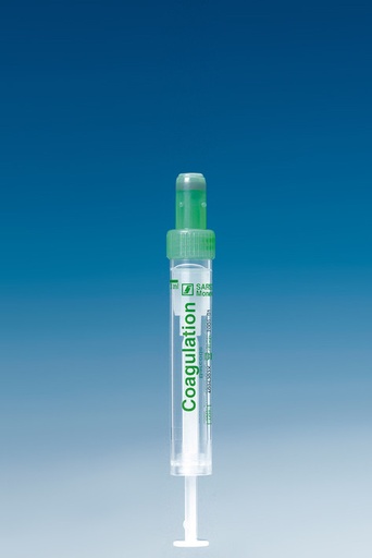 [14857-01] SARSTEDT S-Monovetten 3 ml, 66 x 11 mm, Citrat 3,13%, Standarddruck, steril