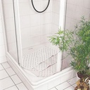 SERVO Sicherheits-Badematte 76 x 35 cm weiß