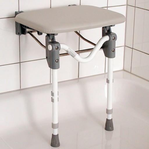 [22365-01] SERVOCARE Shower folding seat with padded seat plate