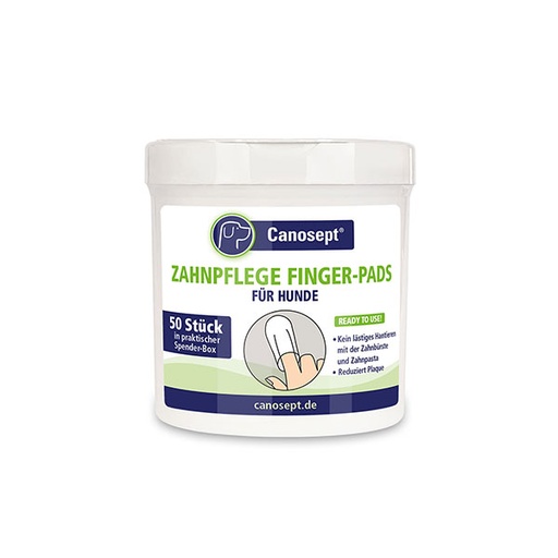 [23120-01] CANOSEPT Dental care pads for dogs 50 pcs.