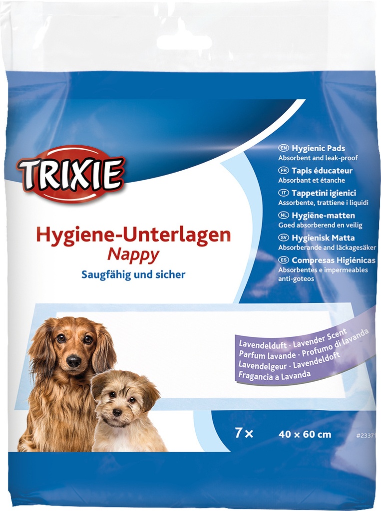 TRIXIE Hygiene-Unterlage Nappy mit Lavendelduft 7 Stück