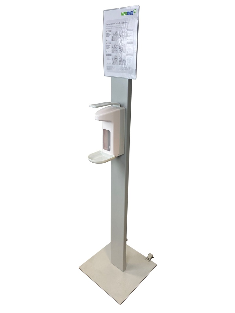 MEDDAX Hygiene-Tower Desinfektionssäule mit Spender und Rollen