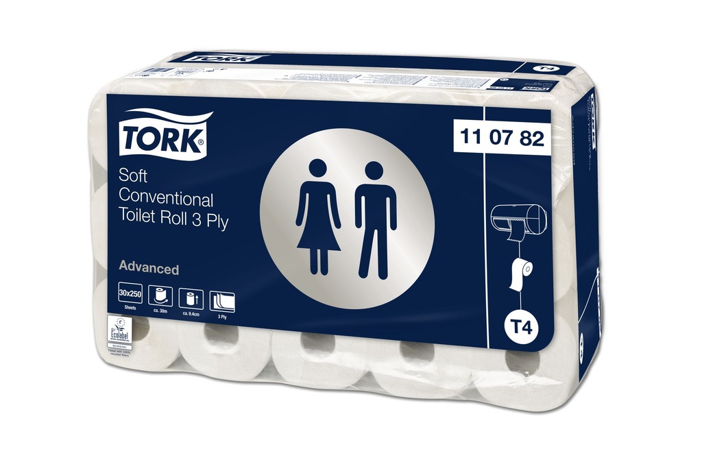TORK Premium Toilettenpapier Kleinrolle, 3-lagig T4