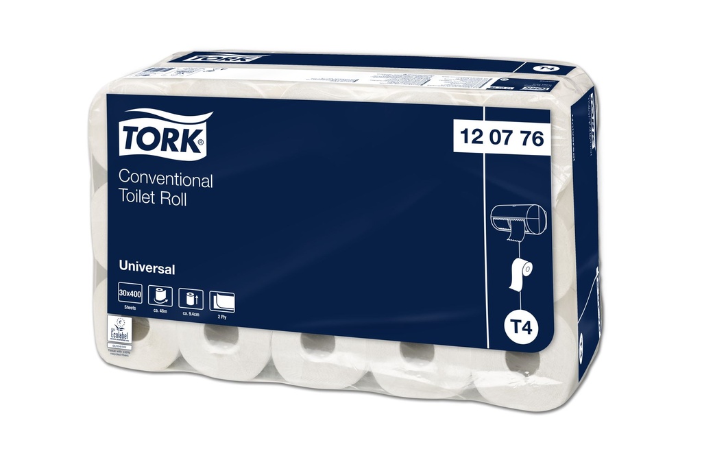TORK Universal Toilet paper Small roll 30, 2-ply