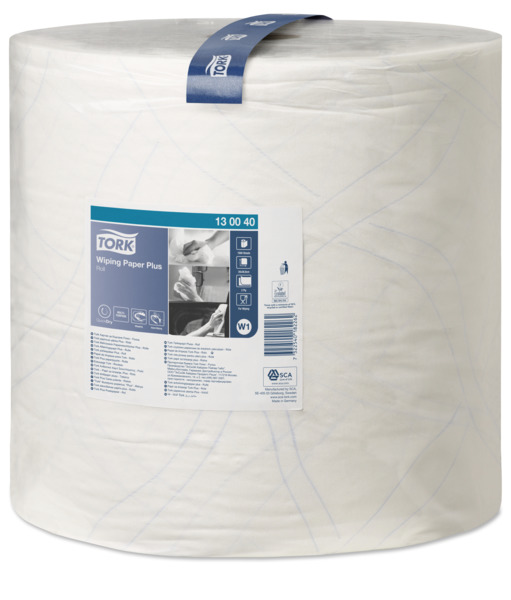 TORK Multi-purpose Paper wipe 2-ply white perforated