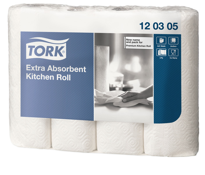 TORK extra saugfähige Küchenrolle 3-lagig