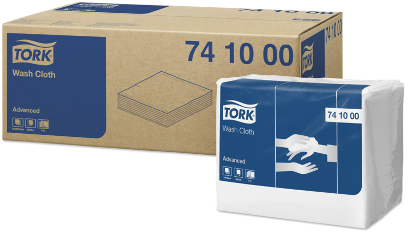 TORK Tork Advanced Washcloth 4-ply Tissue