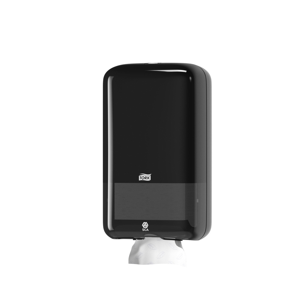 TORK Toilettenpapierspender Elevation Einzelblatt T3 schwarz