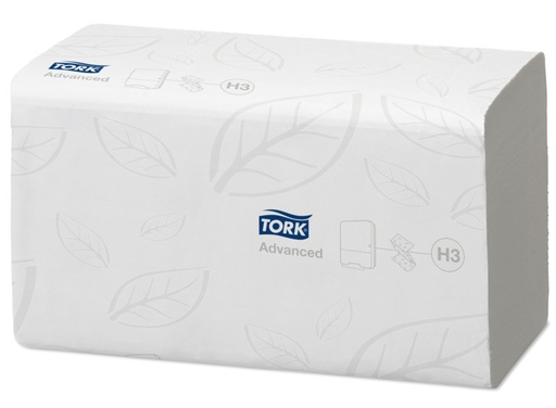 [11577-01] TORK Advanced Towel, Zigzag fold, water soluble, sheet dimensions 23 x 23cm