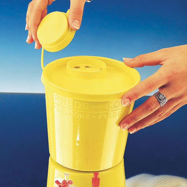 SERVOBOX Kanülenabwurfbehälter 1500ml Standard transparent