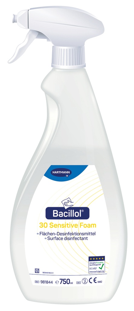 BODE Bacillol 30 Sensitive Foam Surface disinfection