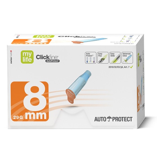 [18574-02] mylife Clickfine Autoprotect Sicherheits-Pen-Nadel