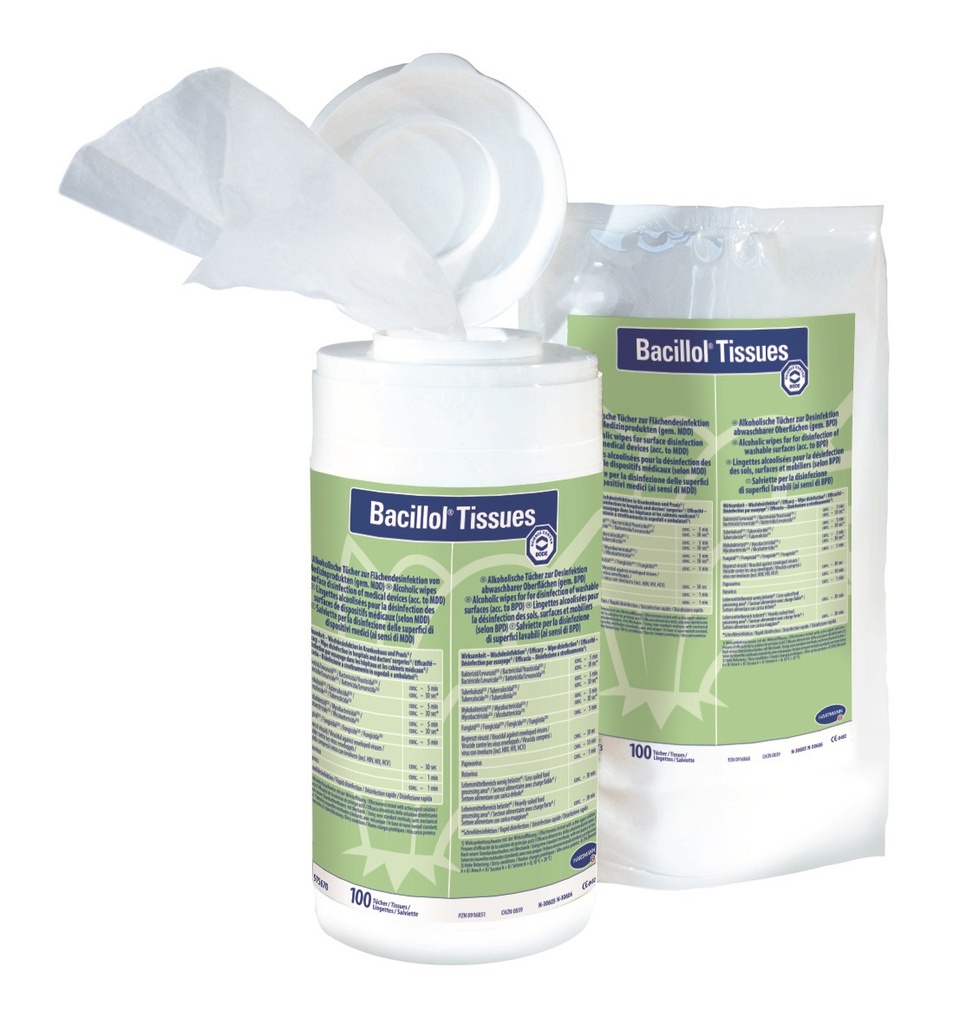 BODE Bacillol Tissues Surface disinfection, refill pack