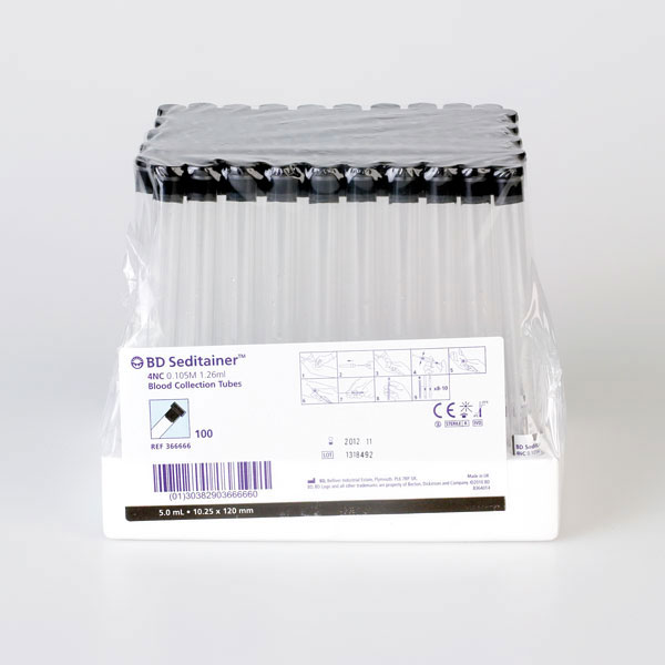 BD Seditainer Glass tubes