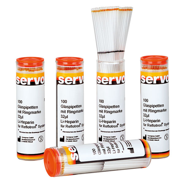 SERVOPRAX Special capillary for Reflotron, 75 mm