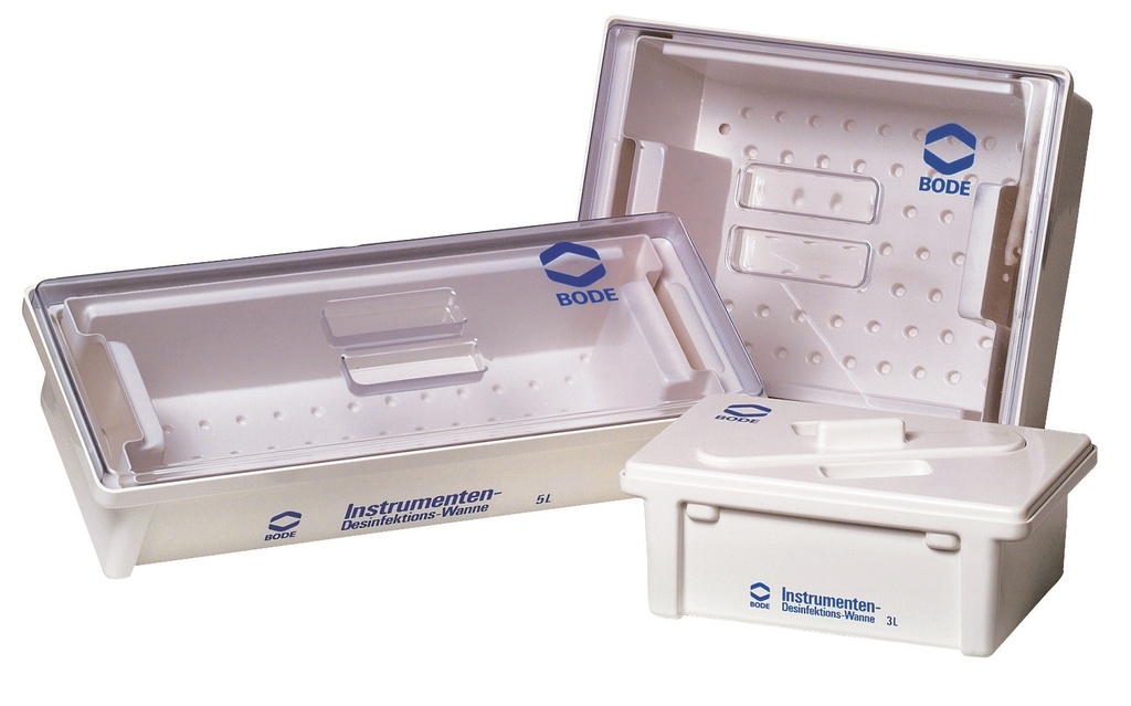 BODE Disinfection tub incl. lid and sieve insert