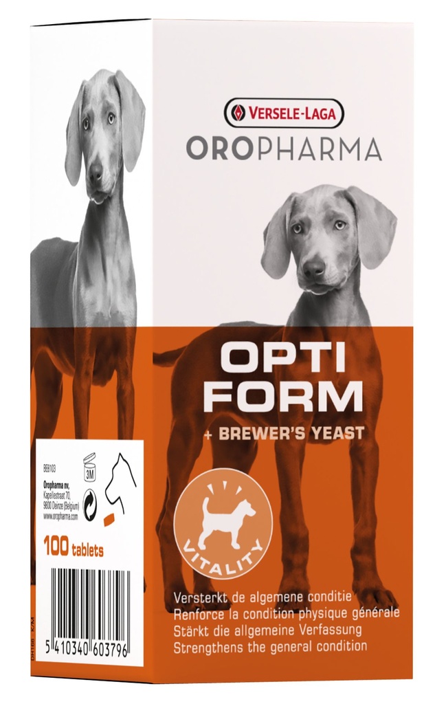 VERSELE-LAGA Opti Form Dog 100 tablets