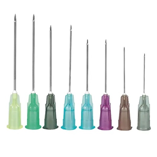[24849-01] NEOPOINT Einmalkanüle, Sondergröße, 26 G x 1/2  12 x 0,45 mm braun
