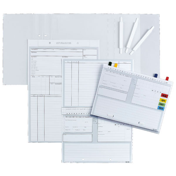 MED+ORG ALPHAsafe Index cards DIN A-5 landscape