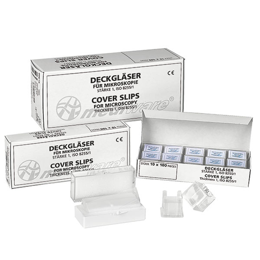 MEDIWARE Deckgläser, Ungeeicht
