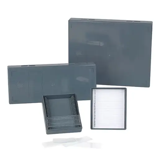 SERVOPRAX Microscope slide boxes