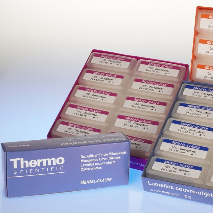 THERMO Deckgläser 100 Stück