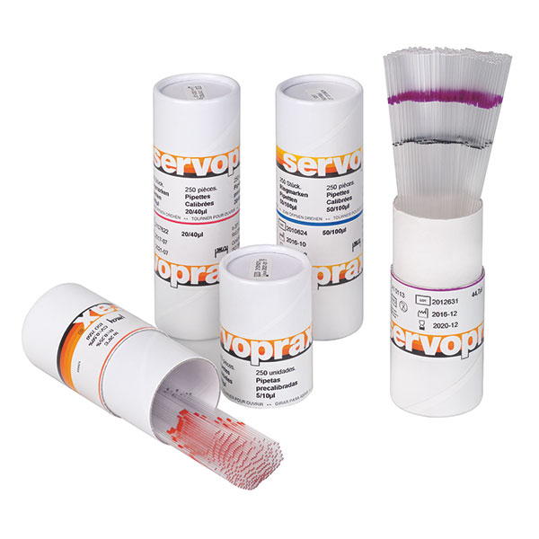 SERVOPRAX Doppelringmarkenpipetten Sondergrößen