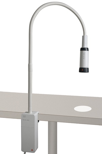 [10801-01] HEINE EL 10 LED Untersuchungsleuchte mit Klemmhalterung für die Tischmontage
