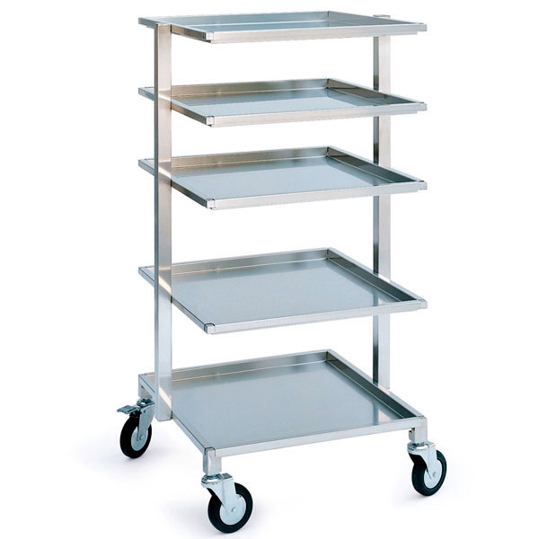 MEDI NET Stainless steel Standby trolley
