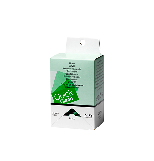[18085-01] PLUM QuickClean Refill Wound cleaning wipes