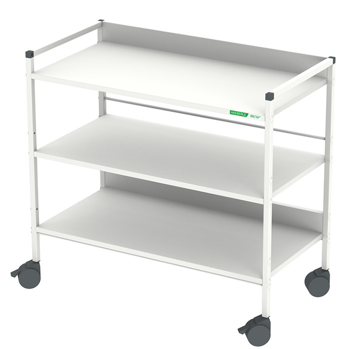 HAEBERLE Regalwagen 08/16 900 x 450 x 830 mm weiß