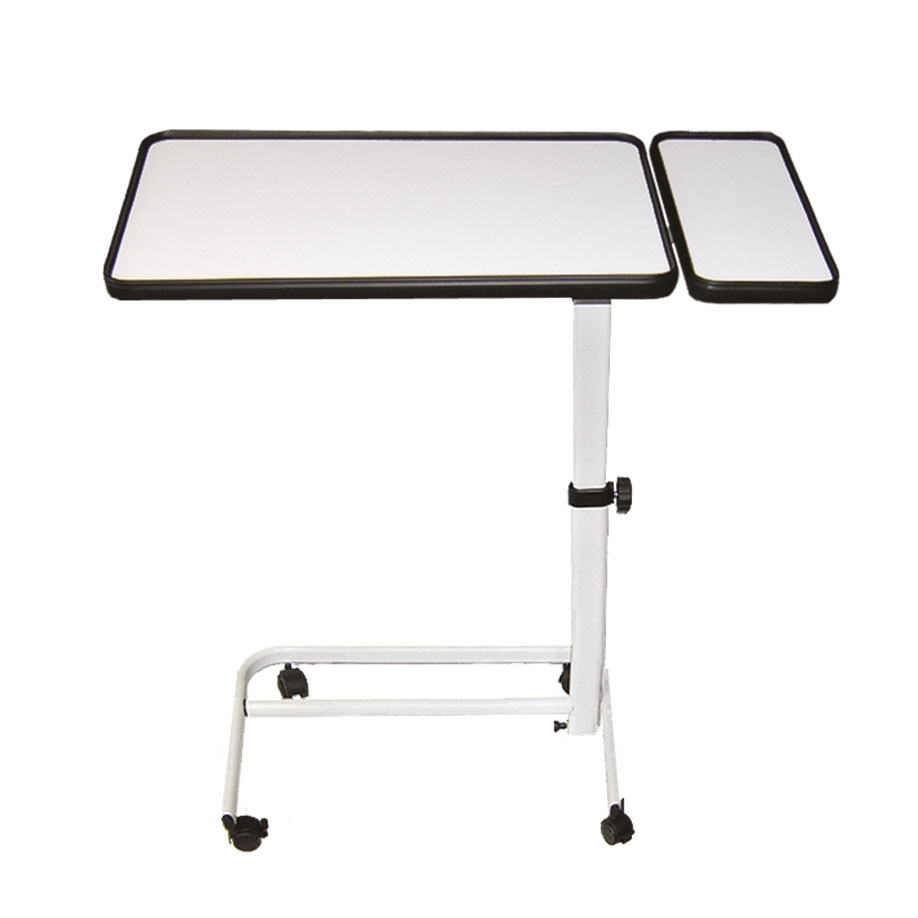 MEGRO Multifunction side table white, with additional shelf