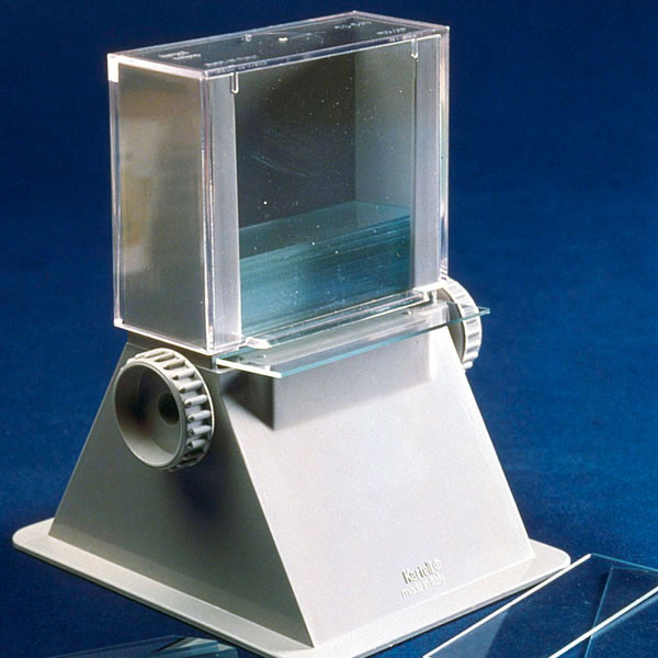 SERVOPRAX Microscope slide dispenser, for 60 microscope slides