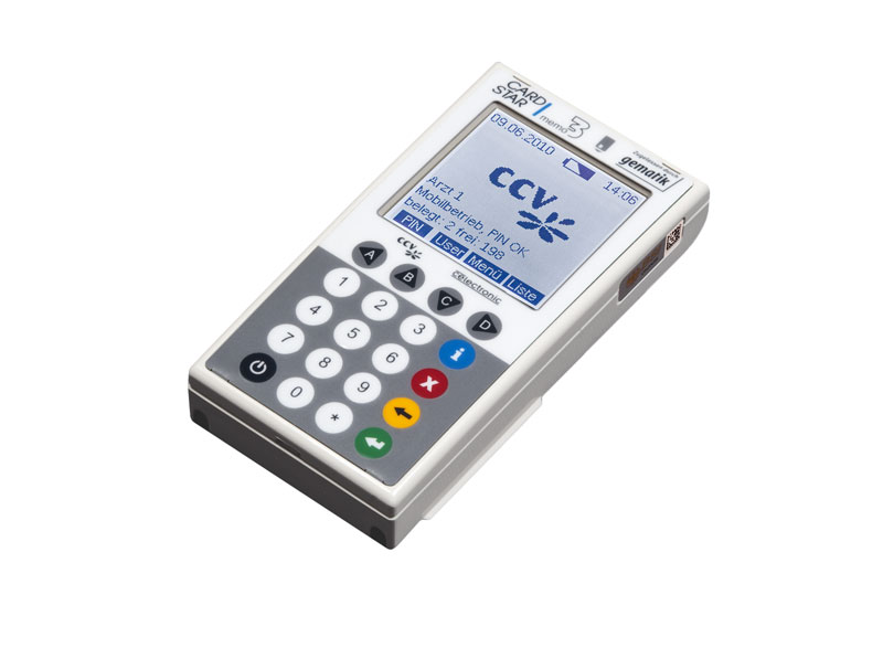 CCV CARD STAR /memo3 mobiles Terminal Tischständer weiß