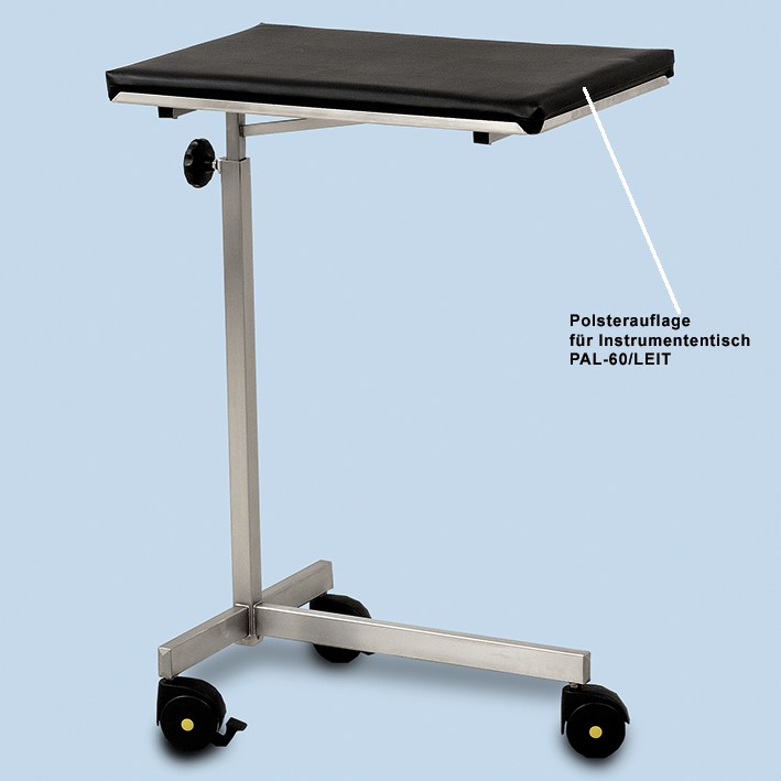 AGA Kunstleder Polsterauflage für Instrumententisch AGA ZT-3060 schwarz