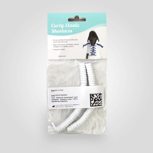[16758-02] SERVOCARE Shoelaces elastic and spiral