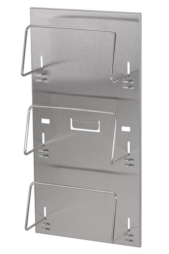 [16766-01] ingo-man plus Wall holder 3B for 3 glove boxes