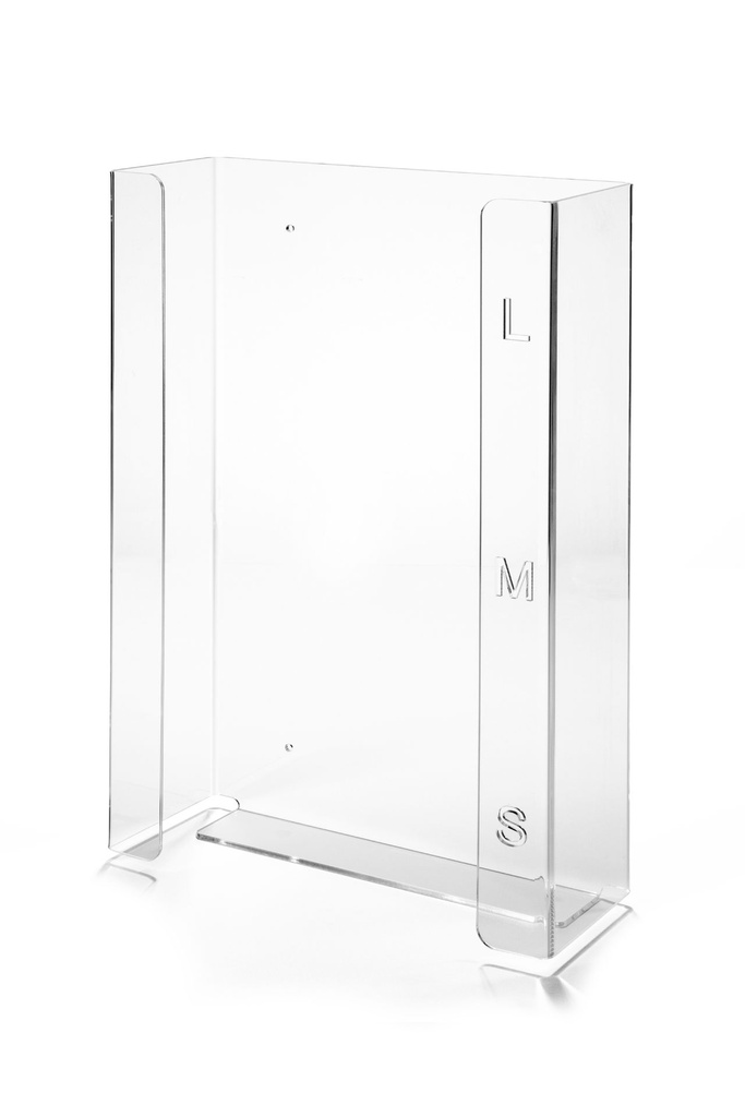 MEDDAX Handschuhhalter Trio Flat Acryl XT transparent 238 x 392 x 93 mm
