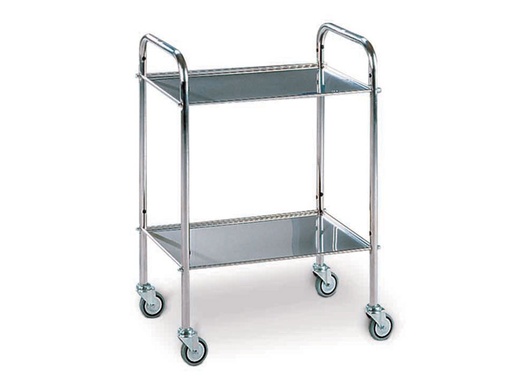 [21997-01] GIMA Lancart Trolley Stainless steel trolley on wheels