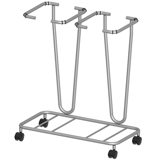 [22042-01] HAEBERLE Laundry and waste collector Picco Novo 60/II stainless