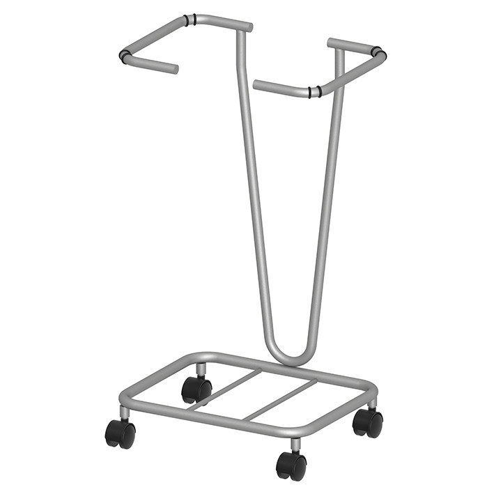 HAEBERLE Laundry and waste collector Picco Novo 120 Q, powder coated