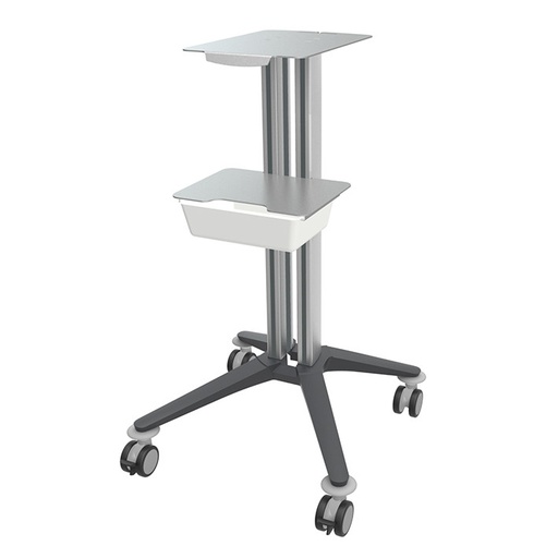 [22412-01] HAEBERLE bravo Basiswagen 5 mit 2 Metall- Ablageplatten und Ablageschale