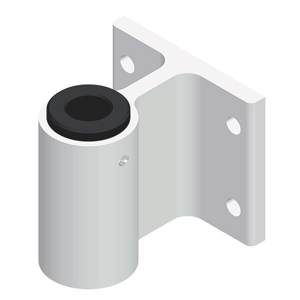 PROVITA Wall bracket aluminium, white coated for Halogen combi light