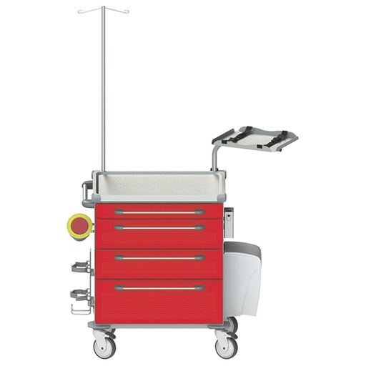 [24192-01] SERVOPRAX Servocomfort Metal-Line Emergency trolley