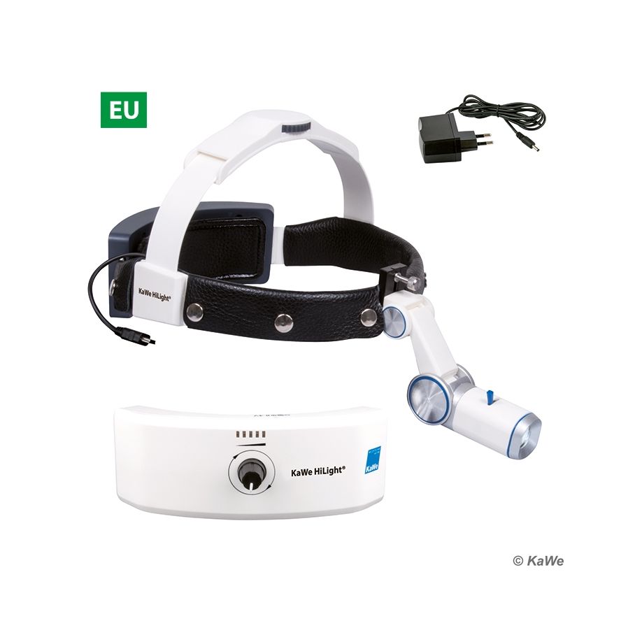 KAWE Headlight HiLight LED H-800 with battery for headband