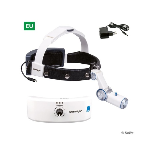 [24754-01] KAWE Headlight HiLight LED H-800 with battery for headband